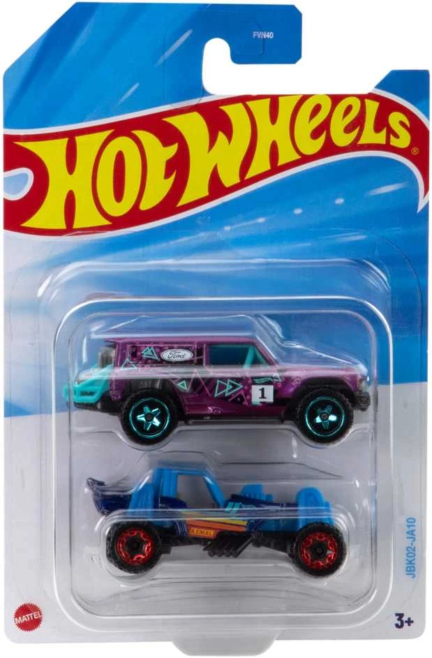 Mattel Dviejų Hot Wheels automodelių rinkinys