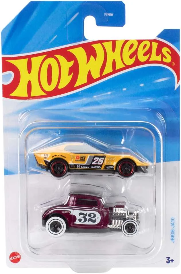 Mattel Dviejų Hot Wheels automodelių rinkinys