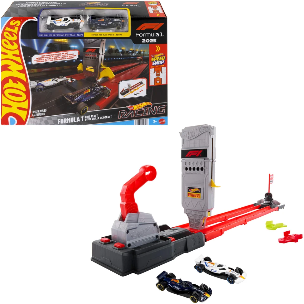 Mattel HOT WHEELS F1 lenktynių trasa – Grid Start (JNN35)