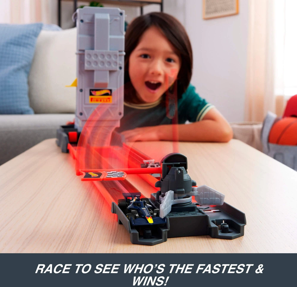 Mattel HOT WHEELS F1 lenktynių trasa – Grid Start (JNN35)