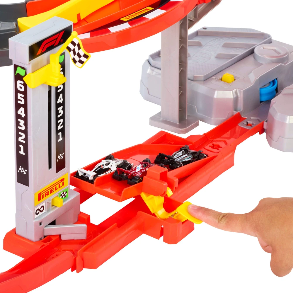 Mattel HOT WHEELS lenktynių trasa – Downhill Circuit Race (JMC90)