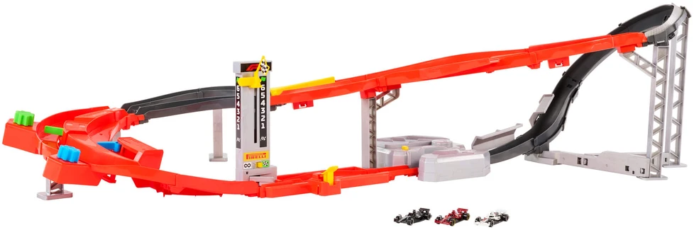 Mattel HOT WHEELS lenktynių trasa – Downhill Circuit Race (JMC90)