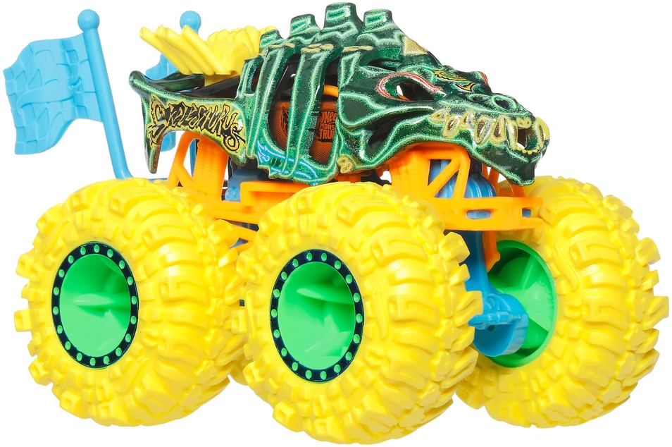 Mattel HOT WHEELS MONSTER TRUCKS džipas – Neon Smasher (JMV39)