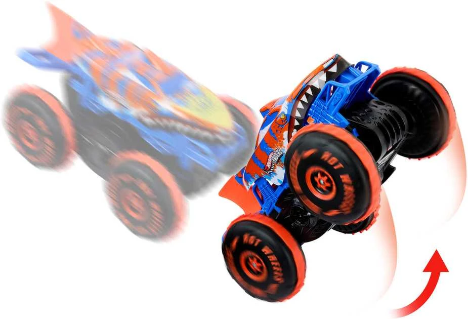 Mattel HOT WHEELS MONSTER TRUCKS RC automodelis – Tigrinis ryklys (JFR39)