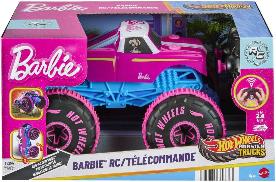 Mattel HOT WHEELS MONSTER TRUCKS RC Barbie džipas (JHW58)