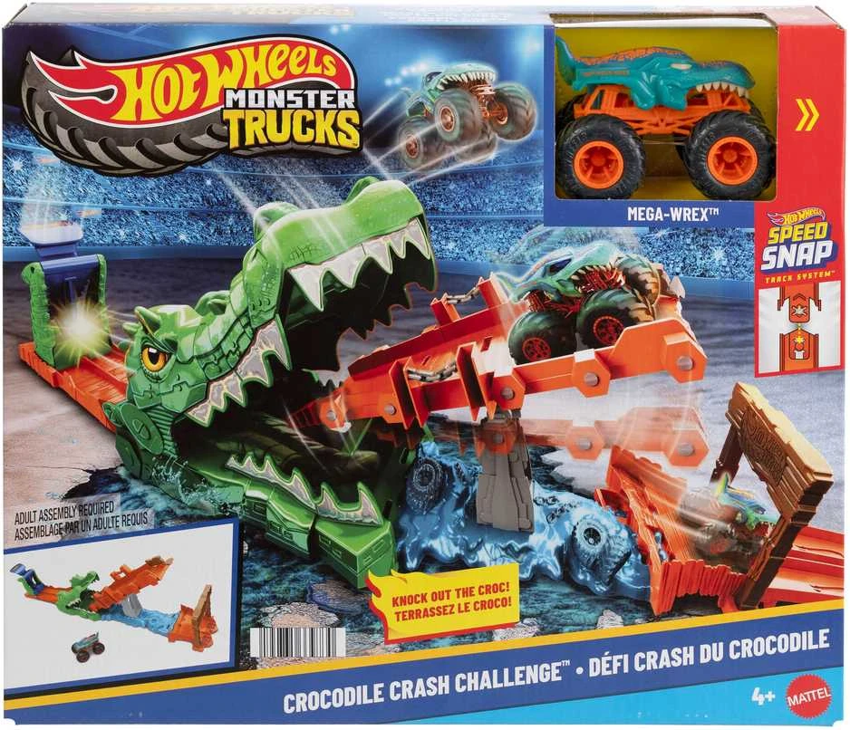 Mattel HOT WHEELS MONSTER TRUCKS rinkinys – Krokodilo iššūkis (JJN45)