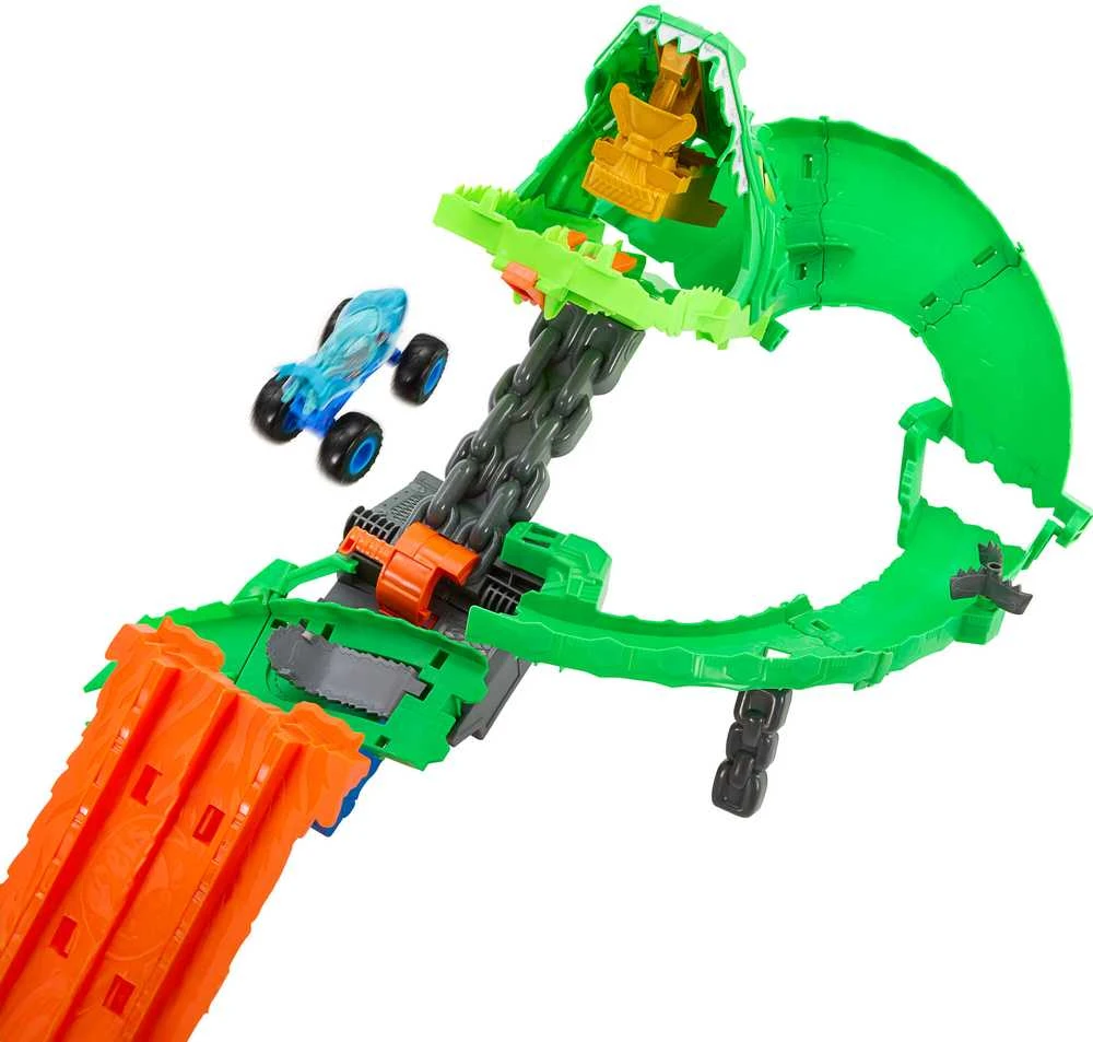 Mattel HOT WHEELS MONSTER TRUCKS rinkinys – Drakono sunaikinimas (JFR06)