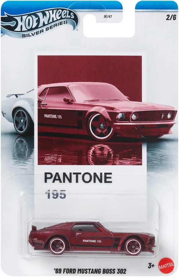 Mattel HOT WHEELS PANTONE teminis automodeliukas (JKY47)