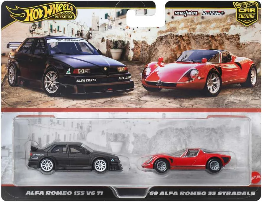 Mattel HOT WHEELS PREMIUM dviejų automodeliukų rinkinys – Car Culture (HBL96)