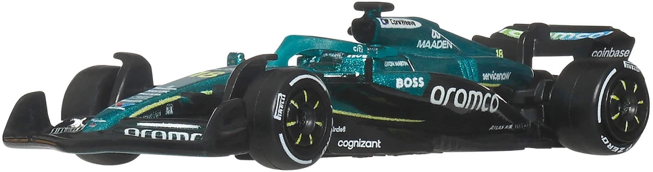 Mattel HOT WHEELS PREMIUM F1 Aston Martin Lance Stroll bolidas 18 (JKD87)