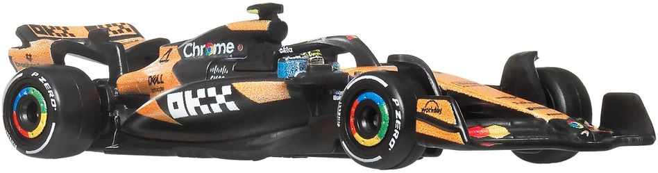 Mattel HOT WHEELS PREMIUM F1 dviejų McLaren Lando Norris ir Oscar Piastri bolidų rinkinys (JMM91)