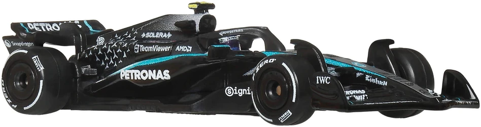 Mattel HOT WHEELS PREMIUM F1 dviejų Mercedes-Benz George Russel ir Kimi Antonelli bolidų rinkinys (JMM93)
