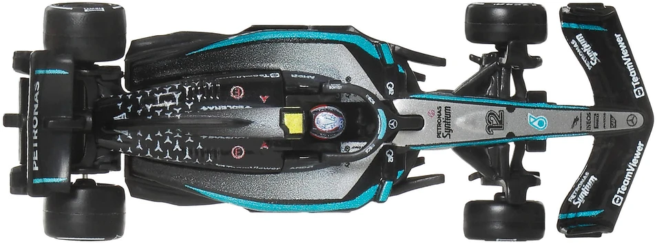 Mattel HOT WHEELS PREMIUM F1 dviejų Mercedes-Benz George Russel ir Kimi Antonelli bolidų rinkinys (JMM93)