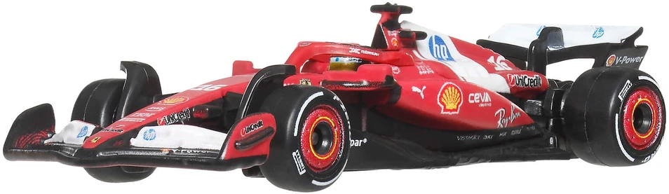 Mattel HOT WHEELS PREMIUM F1 Ferrari Charles Leclerc bolidas 5 (JKD93)