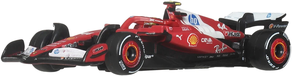 Mattel HOT WHEELS PREMIUM F1 Ferrari Lewis Hamilton trasa 44 (JDK86)