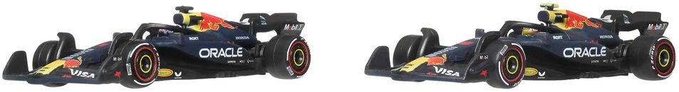 Mattel HOT WHEELS PREMIUM F1 Raudona Bull Max Verstappen ir Yuki Tsunoda bolidai (2 vnt.) (JMM95)