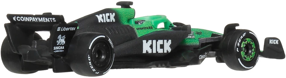 Mattel HOT WHEELS PREMIUM F1 Sauber Nico Hulkenberg ir Gabriel Bortoleto bolidai (2 vnt.) (JMM92)