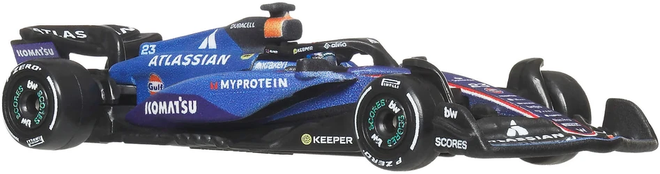 Mattel HOT WHEELS PREMIUM F1 Williams Alexander Albon bolidas 23 (JKD96)