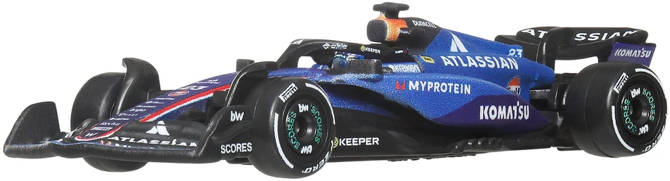 Mattel HOT WHEELS PREMIUM F1 Williams Alexander Albon bolidas 23 (JKD96)