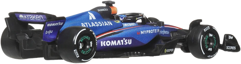 Mattel HOT WHEELS PREMIUM F1 Williams Carlos Sainz ir Alexander Albon bolidai (2 vnt.) (JMM98)