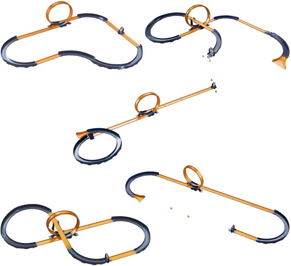 Automobilio ir trasos rinkinys Mattel „Hot Wheels“