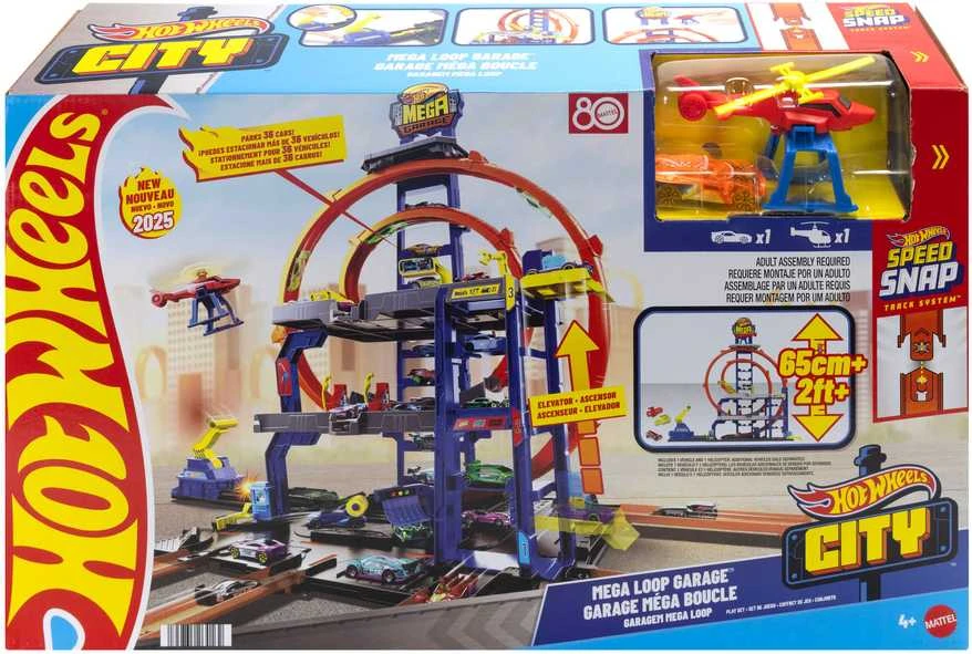 Mattel HOT WHEELS Rinkinys – Mega garažas su kilpomis (JBM74)