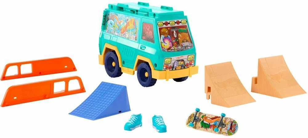 Mattel HOT WHEELS rinkinys – Riedlentininko autobusiukas, įkvėptas Tony Hawk (JGG91)