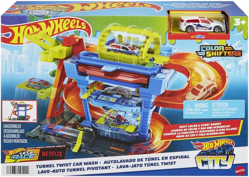 Mattel HOT WHEELS CITY rinkinys – Tunelinė autoplovykla (HTN80)