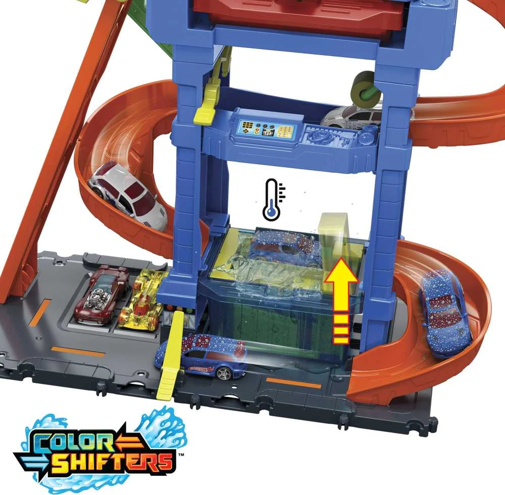 Mattel HOT WHEELS CITY rinkinys – Tunelinė autoplovykla (HTN80)