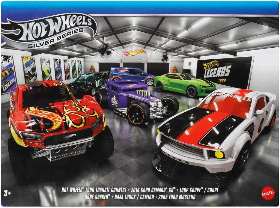 Mattel HOT WHEELS šešių legendinių automodeliukų rinkinys (JLB24)