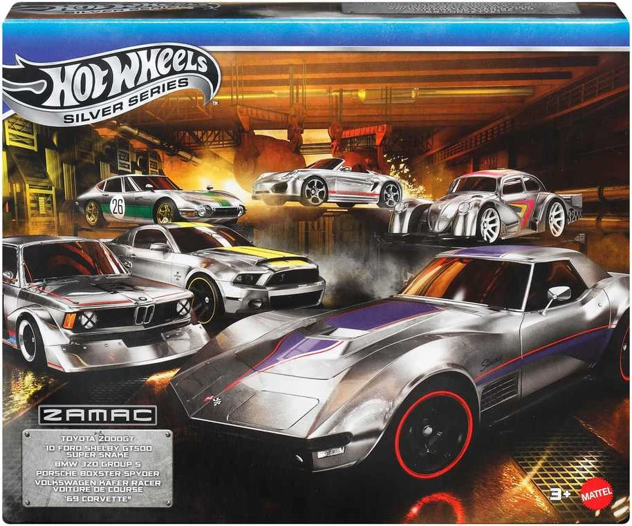 Mattel HOT WHEELS šešių ZAMAC automodeliukų rinkinys (JLB26)