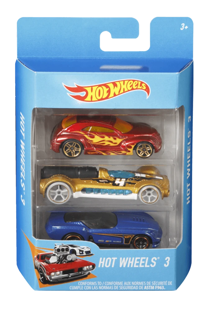 Mattel HOT WHEELS trijų automobilių rinkinys, K5904
