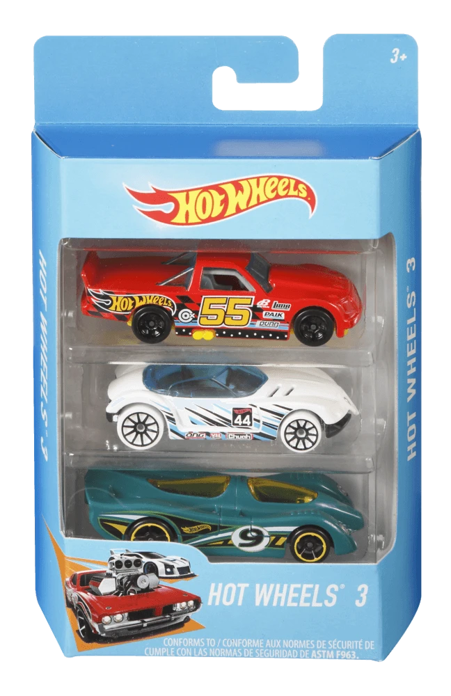 Mattel HOT WHEELS trijų automobilių rinkinys, K5904