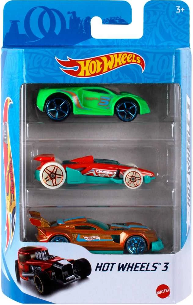 Mattel HOT WHEELS trijų automobilių rinkinys, K5904
