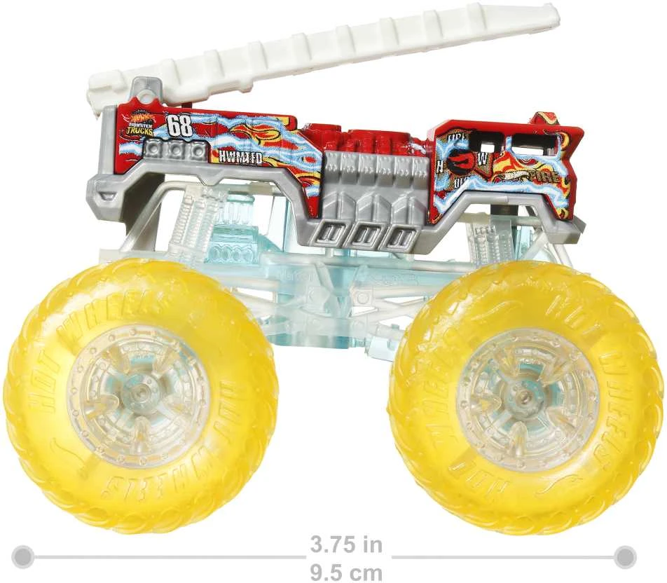 Džipas su ryškiais ratais HOT WHEELS