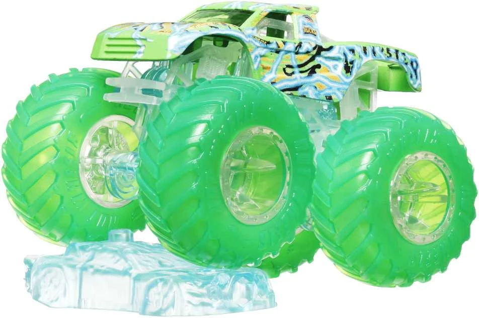 Džipas su ryškiais ratais HOT WHEELS