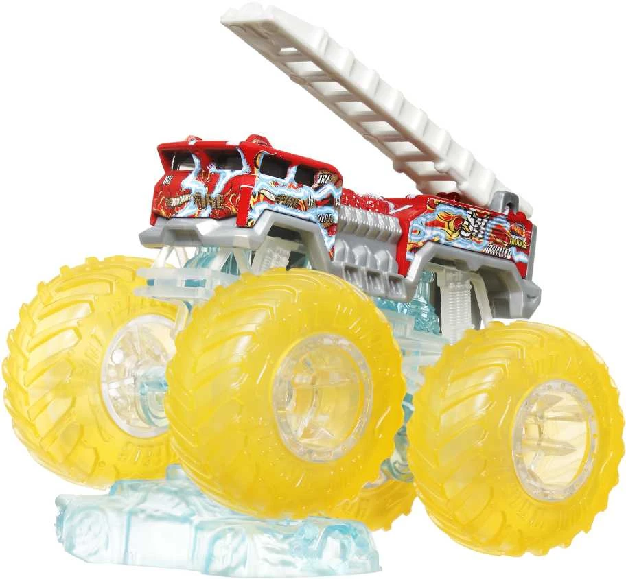 Džipas su ryškiais ratais HOT WHEELS