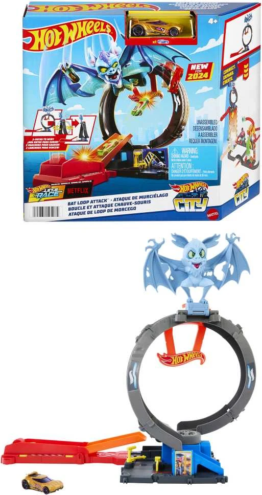 Mattel HOT WHEELS CITY rinkinys – Šikšnosparnio padanga (HTN78)