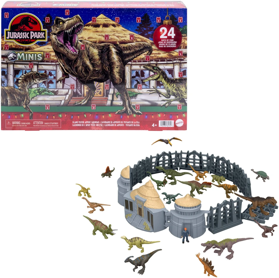 Mattel JURASSIC WORLD advento kalendorius (JLD23)