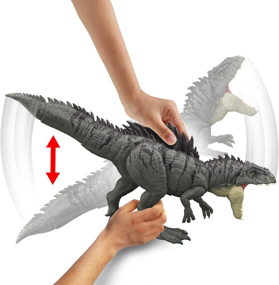 Mattel JURASSIC WORLD COLOSSAL CHOMP interaktyvus dinozauras Giganotosaurus (JKG93)