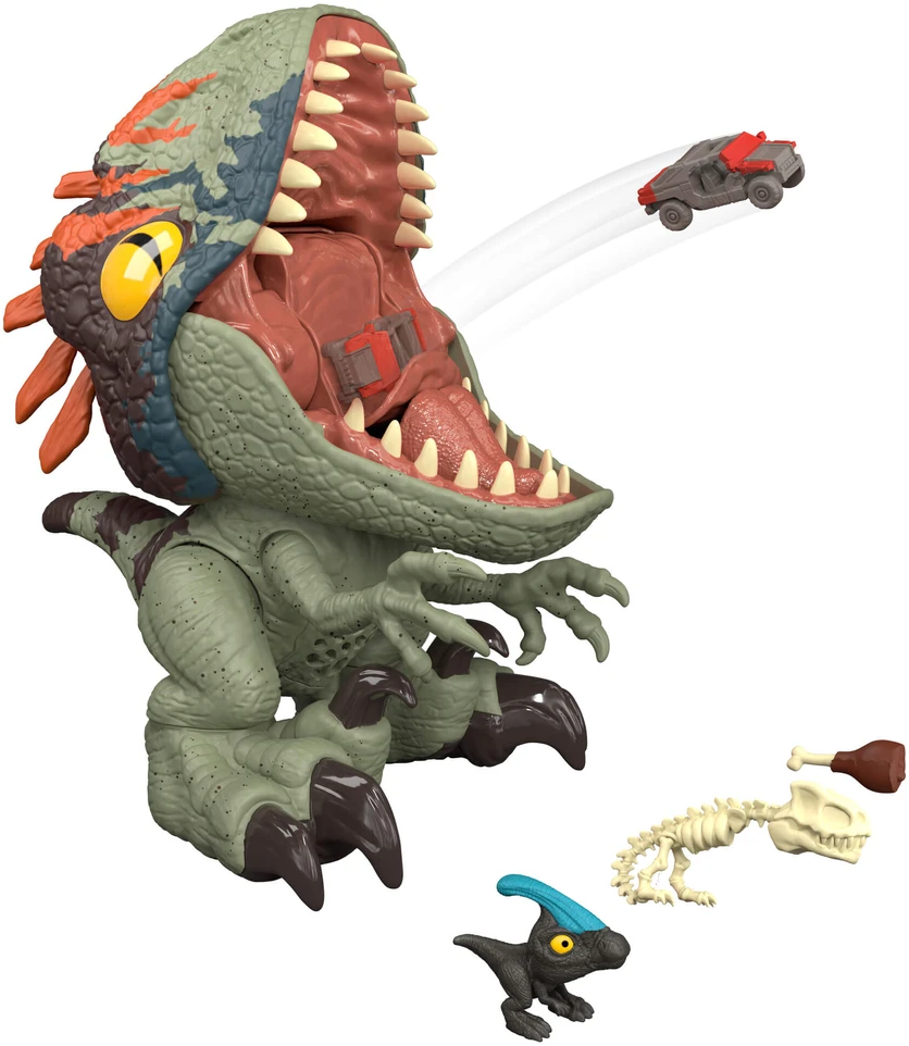 Mattel JURASSIC WORLD FIERCE FEEDER interaktyvus dinozauras Velociraptor (JKG86)