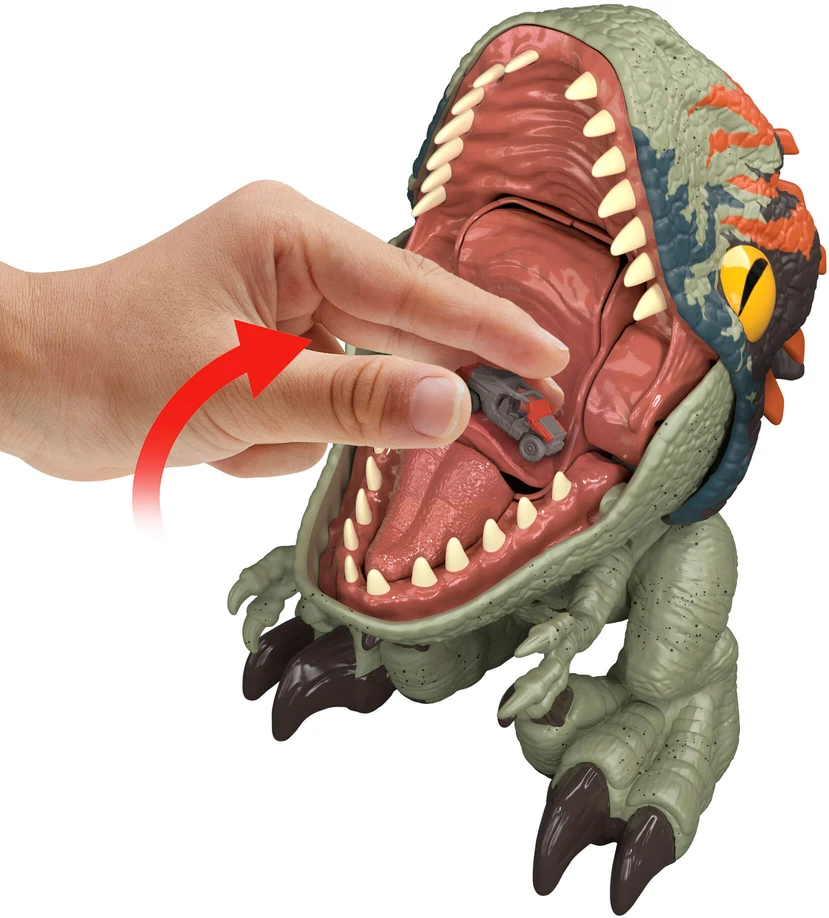 Mattel JURASSIC WORLD FIERCE FEEDER interaktyvus dinozauras Velociraptor (JKG86)