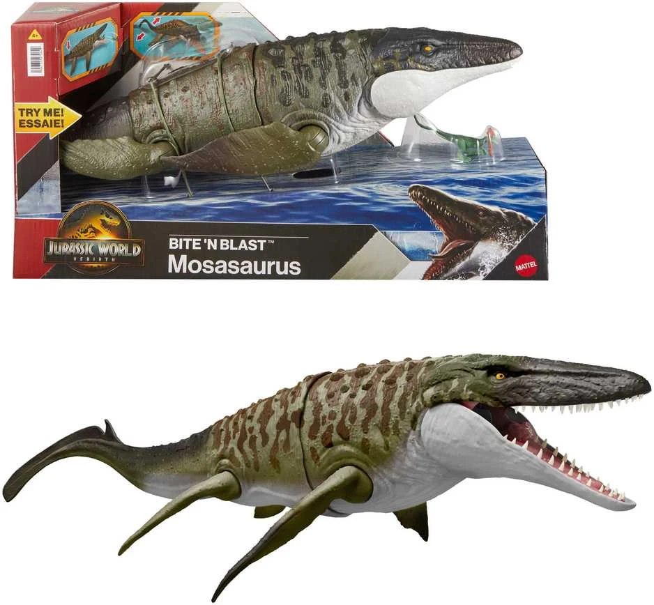 Žaislinis mozazauras Mattel JURASSIC WORLD JCH00/2