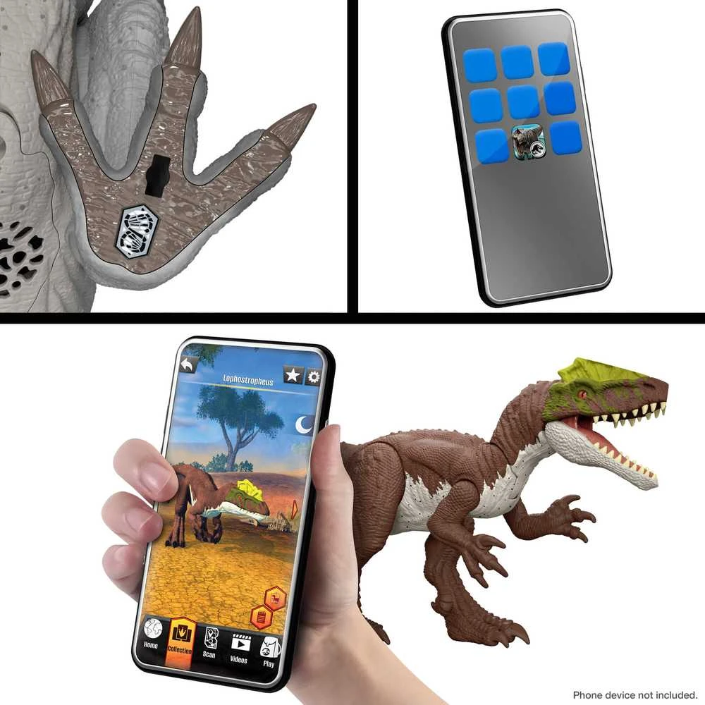Mattel JURASSIC WORLD interaktyvus dinozauras – Carnotaurus (JKG85)