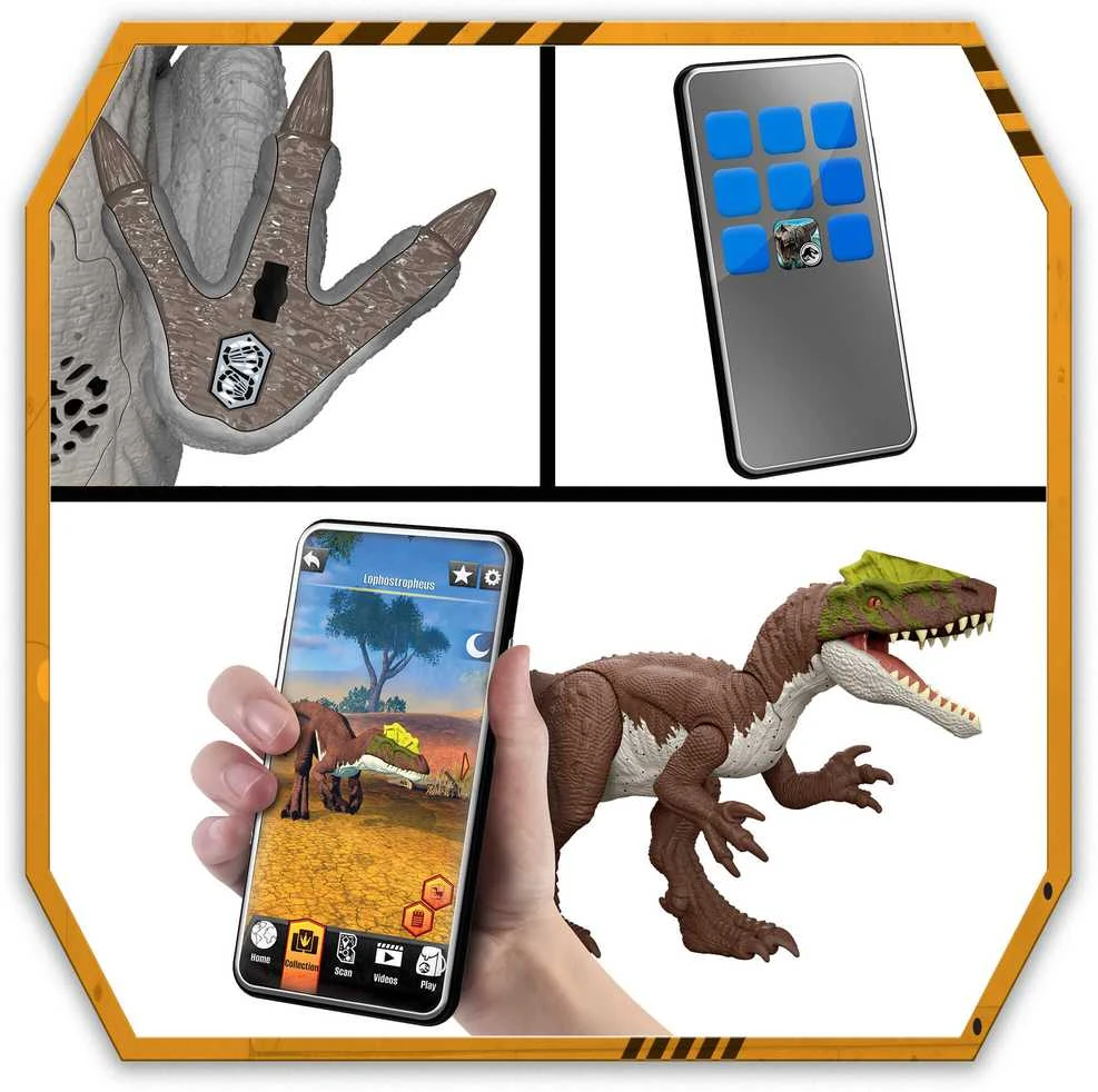 Mattel JURASSIC WORLD interaktyvus piktasis dinozauras (JGB58)