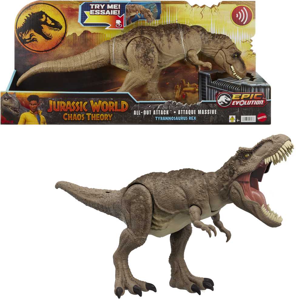 Žaislinė figurėlė Mattel Jurassic World tiranozauras „REX“