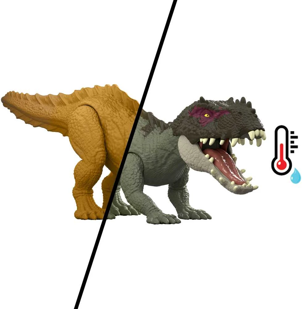 Mattel JURASSIC WORLD rinkinys su spalvų keitimo funkcija – Kovų arena (JDC59)