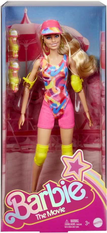 Mattel Kolekcinė BARBIE filmo Roller-Skating lėlė su riedučiais (HRB04)