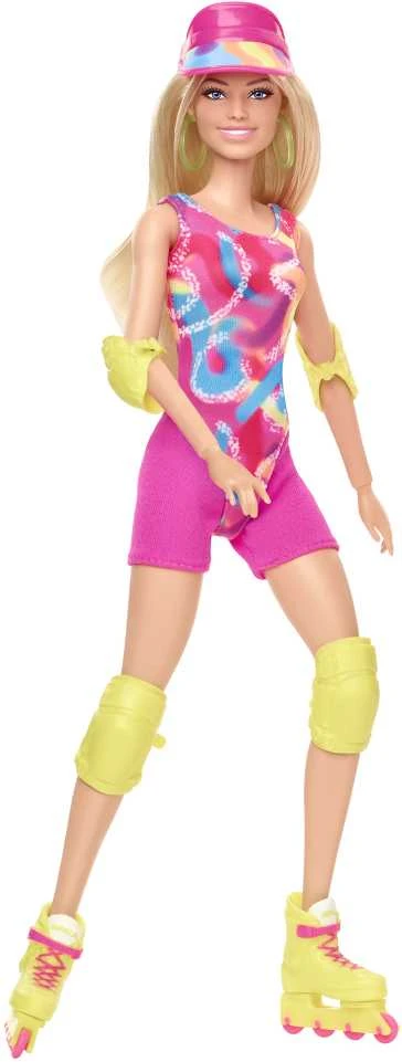 Mattel Kolekcinė BARBIE filmo Roller-Skating lėlė su riedučiais (HRB04)