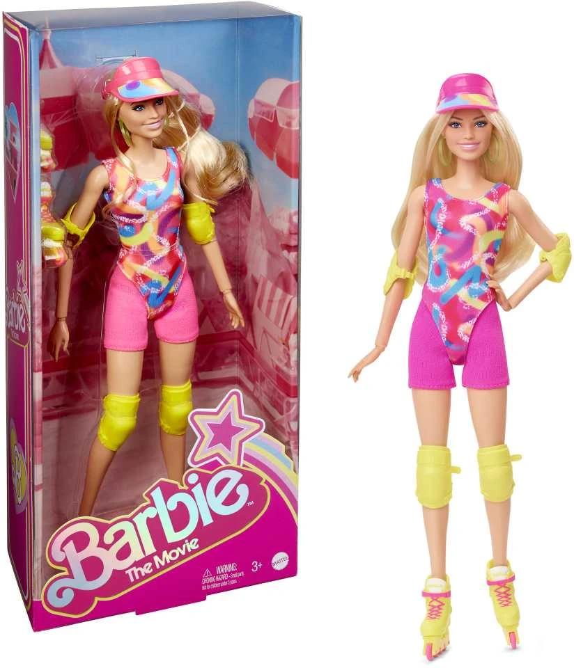 Mattel Kolekcinė BARBIE filmo Roller-Skating lėlė su riedučiais (HRB04)
